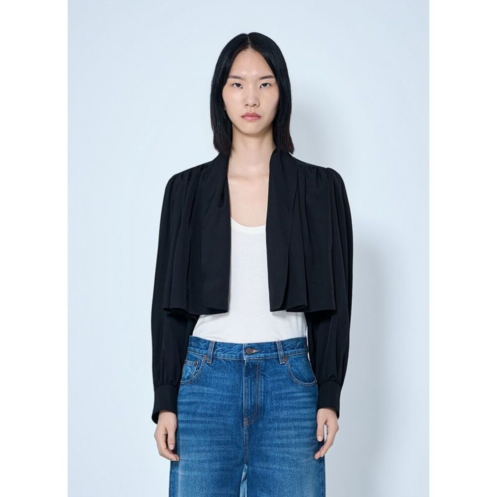 Chloé Women Gathered Cropped Jacket